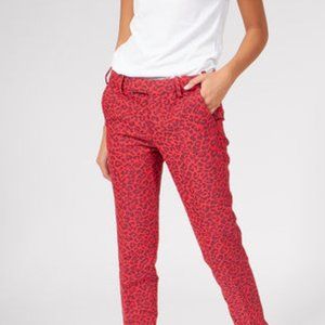 Zadig & Voltaire Prune Jac Leo Pants In Passion
